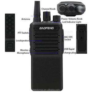 Baofeng BF-C5 5W Two-Way Portable <b>Walkie</b> <b>Talkie</b> for Outdoor 16CH UHF 400-470mhz Interphone Set 1500mah Black 16 Handheld Units - Product Image 4
