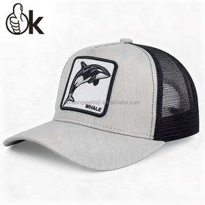 해양 동물 트럭 운전사 모자 패치 자수 오리지널 댄디 모자 모자 복고풍 산업 솜브레로스 바바 모자 맞춤형 로고 - Product Image 3