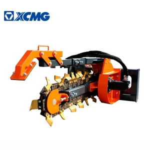 XCMG Official Mini Chain Trencher Attachment For Tractor / Mini Skid Steer / Excavator