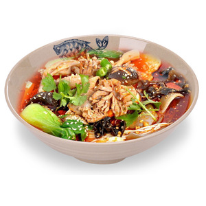 Tazón de ramen japonés de melamina A5, tazón de imitación de porcelana, tazón japonés grueso para comida picante, tazón grande, para fideos instantáneos - Product Image 1