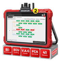 Kingbolen K10 elite CAN FD DoIP, escáner automotriz para todos los sistemas, mapa de topología OBD2, máquina de codificación de ECU
