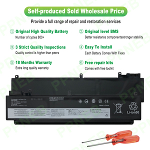 Batería Interna Original para Portátil <span class=keywords><strong>Lenovo</strong></span> T480 T470 T460 T450 T420 T440s T430s X270 X260 X380 X505x, Suministro Directo <span class=keywords><strong>de</strong></span> Fábrica - Product Image 2