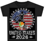 Dios bendiga a América, Transferencia de pedrería termoadhesiva, Brillo, Transferencia de pedrería cristiana personalizada para camiseta