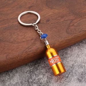 Creative Three-Dimensional Modification Car <b>Nos</b> Nitrogen Decoration Gas Cylinder Metal Keychain - Product Image 2