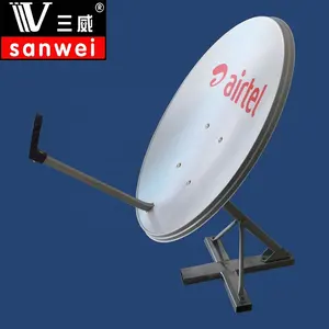 Banda ku 60cm Venta caliente vía satélite plato de la antena de tv