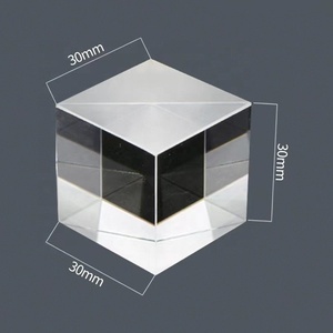 China Factory Optical Glass Bk7/k9 Cube Dichroic Dispersion Optical Beam Splitter Prism For Projector Spectrometer Experiment - Product Image 6