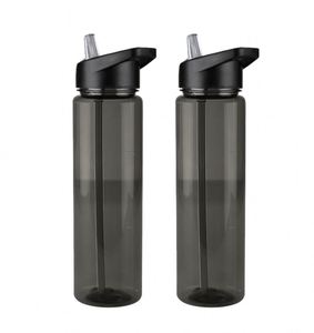 Botella de Agua Deportiva Portátil de Plástico Transparente de 700 ml - Product Image 5