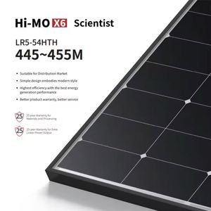 Longi LR5-54HTH X6นักวิทยาศาสตร์455W 450Wp 440วัตต์ N-Type ระบบแผงโซลาร์เซลล์เรือนกระจกที่อยู่อาศัยผู้จัดจำหน่ายในจีน - Product Image 2