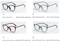 Monture de lunettes optiques TR90 avec branches en acétate, légères, à monture complète, pour hommes et femmes, personnalisables OEM