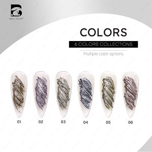 Beau Color Factory 6 colores Metálico Yeso <span class=keywords><strong>Gel</strong></span> Esmalte de uñas <span class=keywords><strong>Efecto</strong></span> 3D Yeso Pintura <span class=keywords><strong>Gel</strong></span> ODM Nail Art Yeso <span class=keywords><strong>Gel</strong></span> Esmalte - Product Image 4