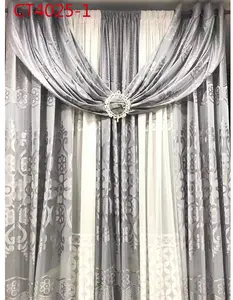 Modedesign heißer Verkauf individuell bedruckter Stoff neuesten Design Polyester Baumwolle Vorhang hochwertige Vorhang Set