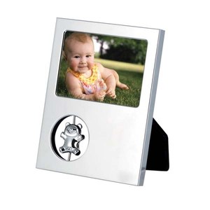 Classico 75x50mm metallo orso foto cornice Design elegante con Logo personalizzato scatola regalo - Product Image 1