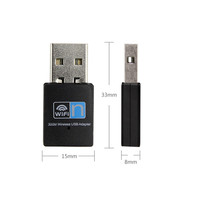 300M Realtek RTL8192EU 802.11n Mini USB Wifi Adaptateur Dongle 300Mbps Carte Réseau Sans Fil Pour PC Portable TV box