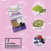 Thé Minceur Global en Gros Saveur Baies d'Açaï – Complément Herbal Détoxifiant et Perte de Poids