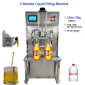 Ligne de production semi-automatique pour le remplissage <span class=keywords><strong>d</strong></span>'<span class=keywords><strong>eau</strong></span> <span class=keywords><strong>potable</strong></span>, <span class=keywords><strong>d</strong></span>'huile végétale et <span class=keywords><strong>d</strong></span>'huile de cuisson en bouteilles PET - Product Image 3