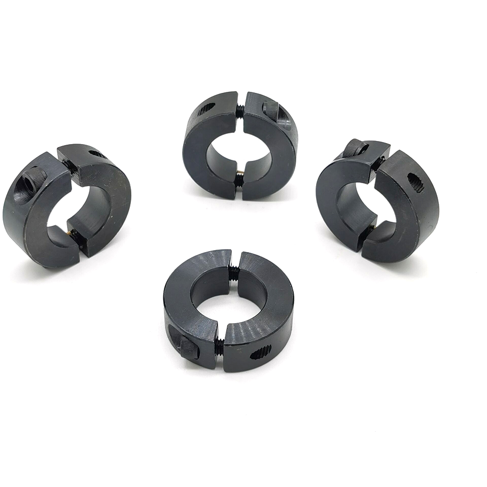 Оптический вал из углеродистой стали, разделенное фиксирующее кольцо, ограничительное кольцо, фиксирующее кольцо для воротника, 2 шт., воротник вала