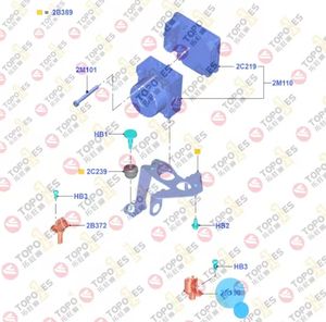 ऑटो पार्ट्स एब्स सेंसर ओ HV6Z-2C190-A CV6Z-2C190-C Bv6t2c190gb Bra515 टोपोन्स एब्स व्हील स्पीड सेंसर 2012-2019 - Product Image 5