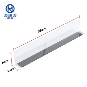 <span class=keywords><strong>Séparateur</strong></span> d'<span class=keywords><strong>étagère</strong></span> de supermarché avec bande magnétique, en PET, haute transparence, pour magasins de détail - Product Image 4