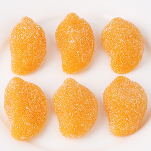 Fabricants de <span class=keywords><strong>bonbons</strong></span> gélifiés en gros, étiquette privée personnalisée, halal, en vrac, saveur aigre-douce, <span class=keywords><strong>bonbons</strong></span> gélifiés en forme de mangue - Product Image 1