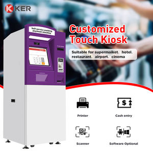 मुद्रा विनिमय पार्किंग भुगतान के लिए नकद निकासी जमा टच स्क्रीन के लिए अनुकूलन योग्य स्व-सेवा एटम टर्मिनल - Product Image 5