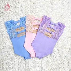 Ala008 Cô Gái Dễ Thương Cung trang trí đào tạo dancewear trẻ em múa ba lê tùy chỉnh leotard