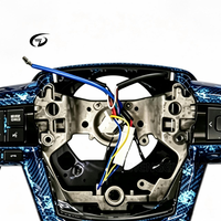 Directement du fabricant : Volant en fibre de carbone forgé pour Hilux, volant bleu et or