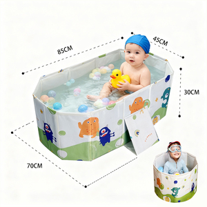 <span class=keywords><strong>Baignoire</strong></span> pliable en PVC pour bébé, portable, mobile, durable, écologique, pour enfants - Product Image 1