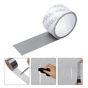 Reparación de parches de mosquitera para puerta de ventana, cinta de reparación de pantalla de malla de fibra de vidrio con agujero roto - Product Image 4