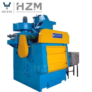 New design Automatic Q32 Cheapest Crawel Tumble Rubber Belt Type Tumblast Shot Blasting Machine In Qingdao