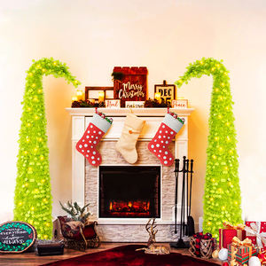 Décoration <span class=keywords><strong>de</strong></span> fête <span class=keywords><strong>de</strong></span> Noël 2025, arbre <span class=keywords><strong>de</strong></span> Noël pliable à col courbé en PVC extensible <span class=keywords><strong>de</strong></span> 1,5 mètre, ornement <span class=keywords><strong>de</strong></span> Noël - Product Image 4