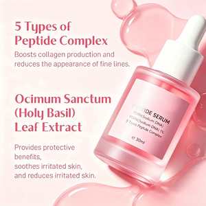 Suero Facial de Péptidos Rosados con ADN de Salmón PDRN de Marca Privada, Cuidado de la Piel Coreano, Antienvejecimiento, Reafirmante, con Niacinamida - Product Image 3