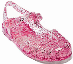 Bambini Sandali <span class=keywords><strong>Da</strong></span> <span class=keywords><strong>Spiaggia</strong></span> di Plastica Trasparente Scintillio Pattini Della Gelatina PVC Iniezione Gowalk <span class=keywords><strong>Calzature</strong></span> - Product Image 2