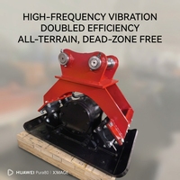 Compacteur vibrant hydraulique universel SLN pour excavatrices, attache pour engins de construction, garantie 1 an
