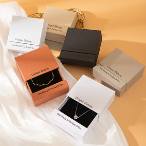 Boîte d'emballage <span class=keywords><strong>pour</strong></span> <span class=keywords><strong>bijoux</strong></span> personnalisés, collier, bague, boucles d'oreilles, boîte à tiroir coulissant, boîte cadeau en papier rigide, emballage <span class=keywords><strong>pour</strong></span> bracelet, boîte à <span class=keywords><strong>bijoux</strong></span> Joyas - Product Image 3