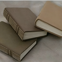 Cahiers en lin A5 personnalisables, adaptés pour la planification et l'organisation du travail de bureau, la tenue d'un journal et la prise de notes