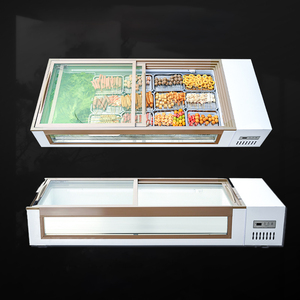 छोटे वाणिज्यिक डेस्कटॉप प्रशीतित फ्रीजर डिस्प्ले कैबिनेट ग्लास मुक्त ठंडा रखने वाले नए-कीपर बीबीसी कंकाल के लिए ग्लास-मुक्त ठंडा - Product Image 1