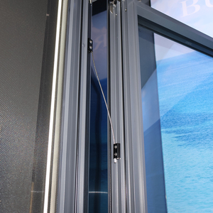 Fenêtre à battant en aluminium sur mesure de style européen, double vitrage, design oscillo-battant, ouverture par rotation pour cuisine, appartement, baies vitrées - Product Image 2