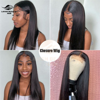 Lavishbeauty – Perruques frontales en dentelle HD transparente pour cheveux humains vierges brésiliens, lisses et soyeux, vente en gros à prix abordable
