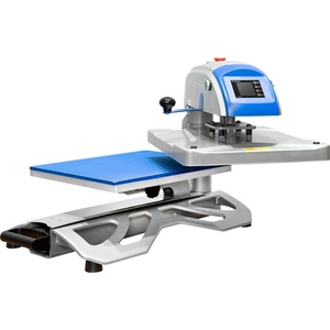 Presse à chaud pneumatique automatique pour transfert thermique sur T-shirts, type pivotant 16x20 - Product Image 3