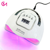 Lampe à ongles UV LED portable SUN X12 MAX 66 LED améliorée 2026 – Séchoir à ongles professionnel UV LED
