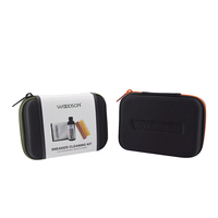Kit de nettoyage de baskets écologique Nettoyant pour chaussures naturel Nettoyage des taches en déplacement avec brosse à chaussures et chiffon en microfibre