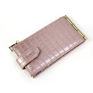 MN venta al por mayor personalizado Croc Pu bolsillos de cuero ranura para tarjeta de crédito cubierta para <span class=keywords><strong>Hobonichi</strong></span> para niñas personalizado señora monedero femenino impermeable - Product Image 5