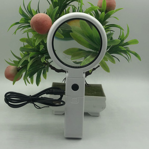 Nuevo Modelo Recargable NO.FS75RC, Lupa <span class=keywords><strong>de</strong></span> Escritorio Iluminada con 8 Luces LED, 3.5X/10X, Lupa <span class=keywords><strong>de</strong></span> Mano <span class=keywords><strong>de</strong></span> Doble Uso - Product Image 1