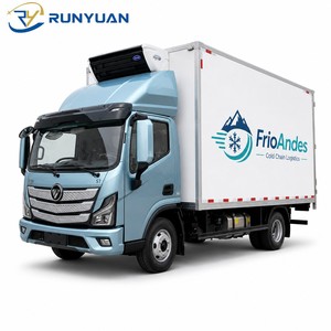 Camion frigorifique Foton pour la livraison de poulet congelé, camion frigorifique multi-usages 4x2 pour la livraison de nourriture en Amérique centrale - Product Image 1