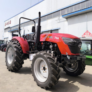 Tracteur Tavol 704 modèle Mini 4x4 4 roues motrices 70 ch couleur rouge avec cabine climatisée - Product Image 5