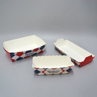 Boîte à frites en papier kraft écologique de qualité alimentaire personnalisée avec laminage mat et gaufrage pour la restauration rapide