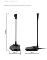 Microphone de vidéoconférence avec interrupteur de silence manuel et puce de réduction de bruit dynamique pour PC, karaoké/jeux