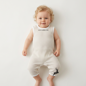 Ropa de Bebé de Calidad Europea, Mono de Fibra de Bambú con Spandex, Certificado Orgánico GOTS, Mono para Niños, Ecológico para el Verano - Product Image 1