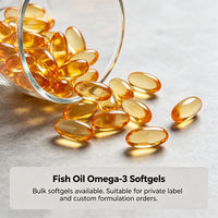 Gélules d'huile de poisson oméga-3, formule personnalisée sous marque privée, complément alimentaire pour adultes, approvisionnement en gros