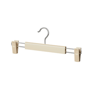 Pant Hanger With Clamp Thickened Plastic Anti Slip No Mark Clothes Organizer For Wardrobe Pants Skirt Storage Hook Type - Product Image 3